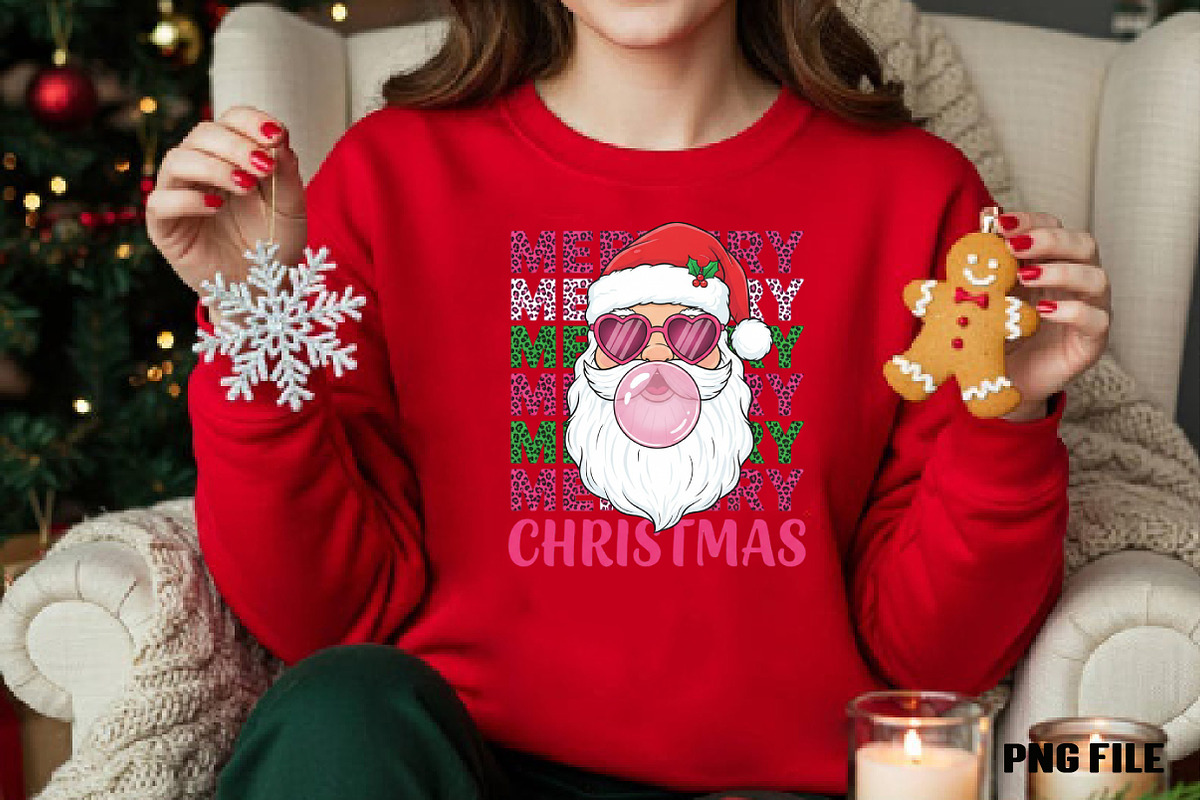 Merry Christmas Santa PNG, an Illustration by DreamCafeArt (Photo 4 of 4)