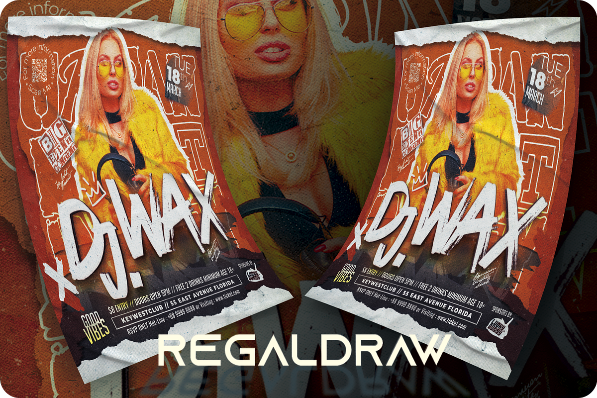 DJ Flyer, a Flyer Template by regalDRAW (Photo 2 of 3)