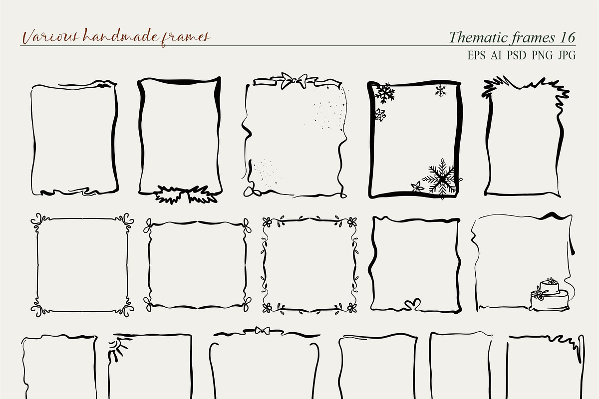 Various handmade frames, an Object Graphic by Collection by VY (Photo 8 of 9)
