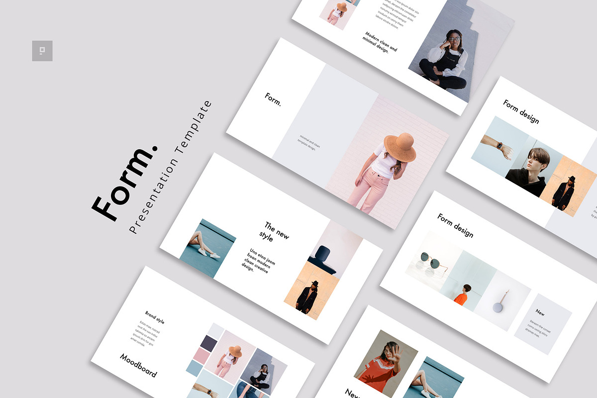 FORM - Keynote Template, a Presentation Template by PixaSquare