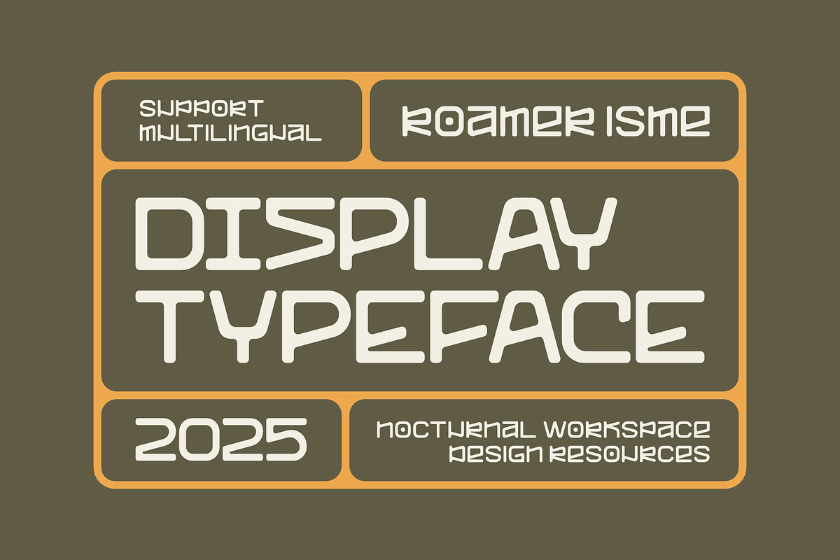 The Roamer Isme Font, a Sans Serif Font by Nocturnal Workspace (Photo 6 of 6)