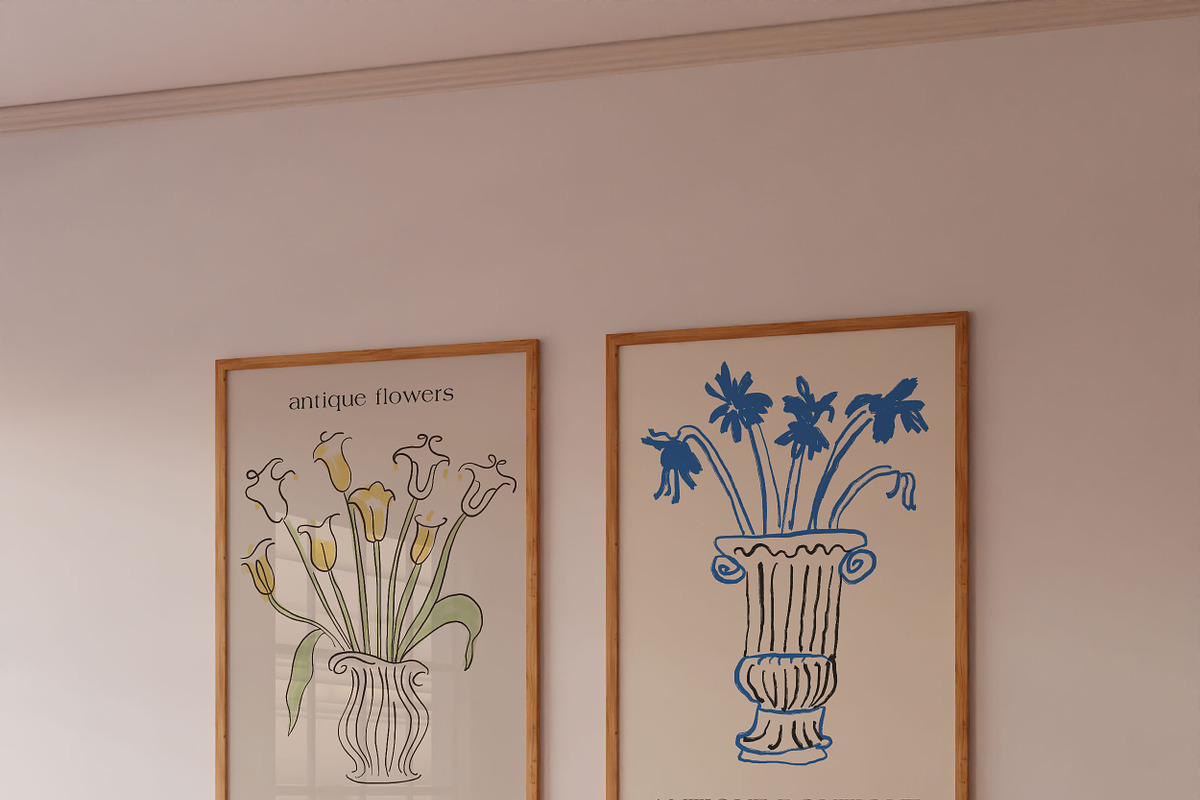 Antique Posters Vector Collection, a Decorative Illustration by Ayya Studio (Photo 2 of 8)