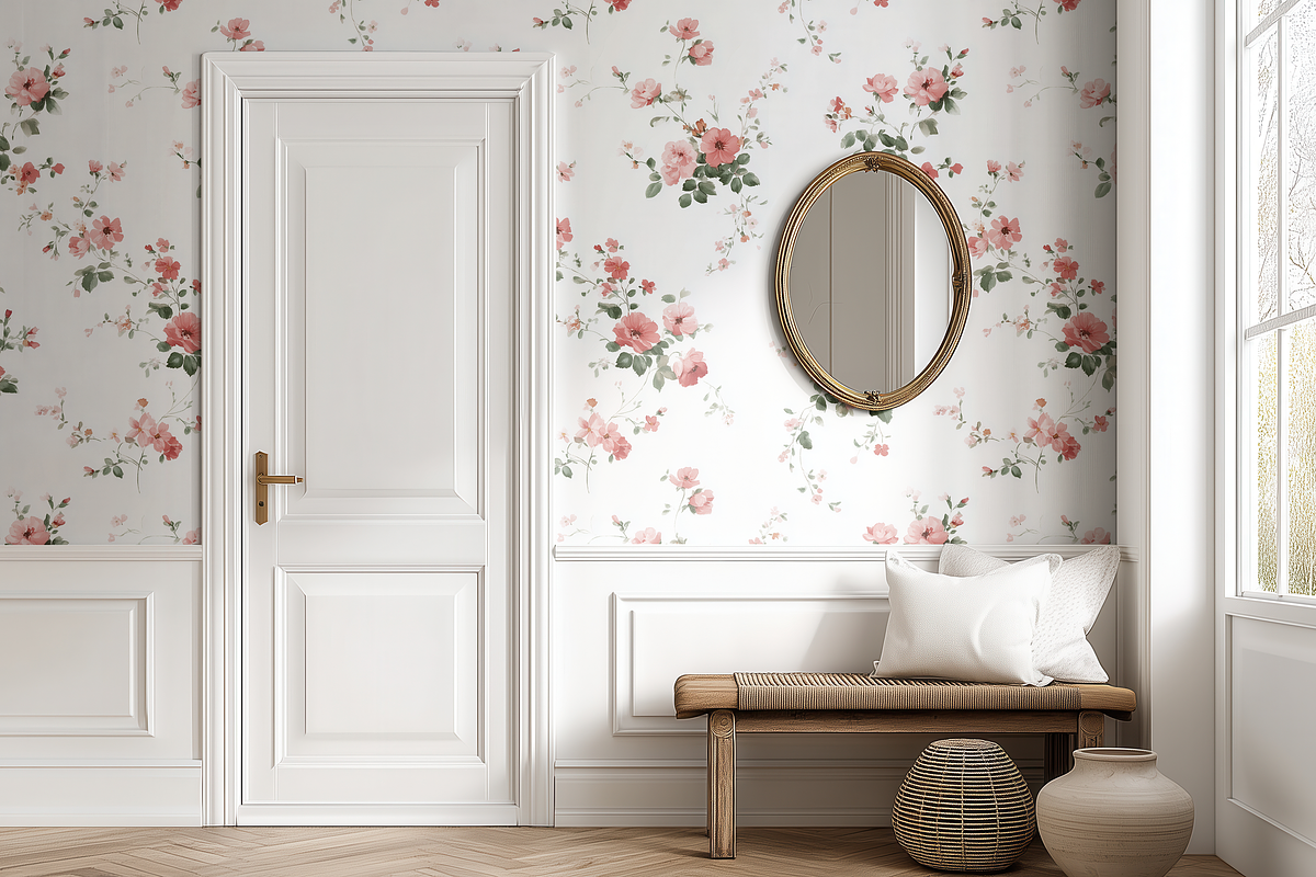 Wallpaper Wainscotting Mockup PSD, a Household Mockup by 1001 mockups (Photo 3 of 9)