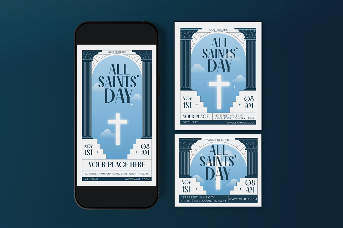 All Saints' Day Flyer preview 3