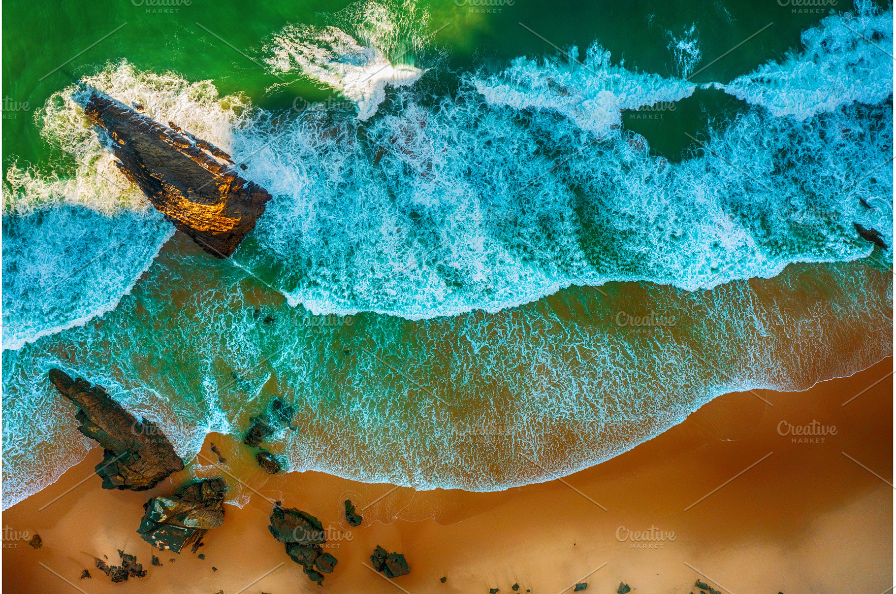 Abstract ocean waves background with, a Nature Photo by Nature and travel