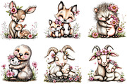 Whimsical Animals Mother's Day, an Illustration by Designking (Thumbnail 2 of 5)