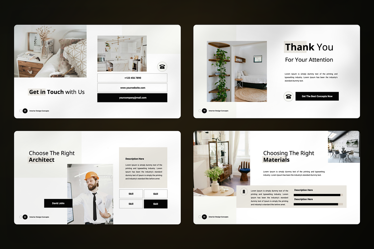 Interior Design Concepts Powerpoint, a Presentation Template by SquidPixey (Photo 4 of 7)