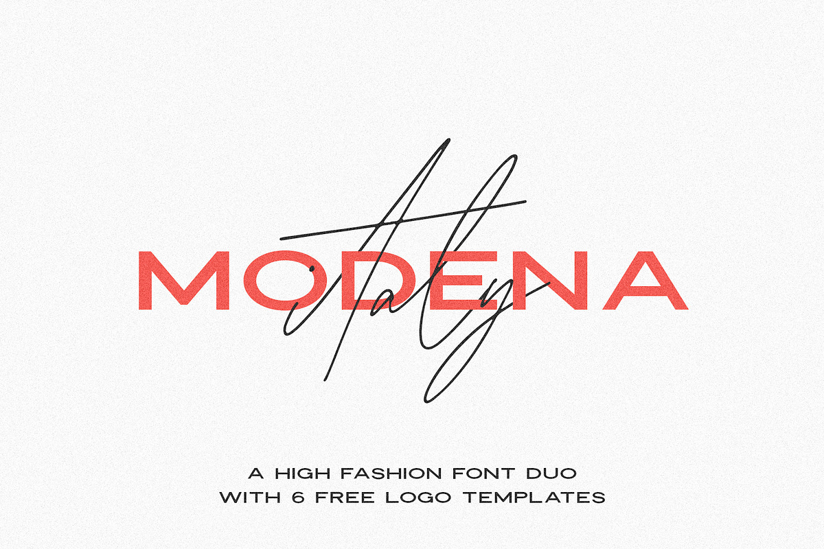 Modena | Duo with 6 Free Logos, a Sans Serif Font by Jen Wagner Co (Photo 22 of 22)