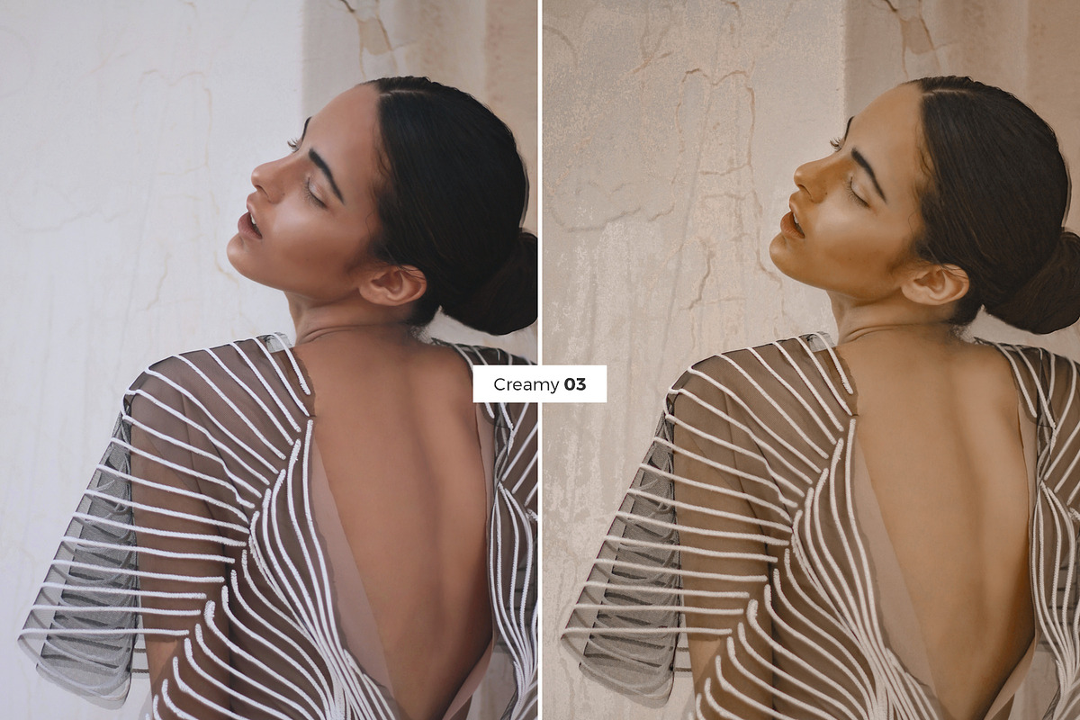 4 Lightroom Presets CREAMY, an Action Add-On by Graace Studio (Photo 7 of 8)