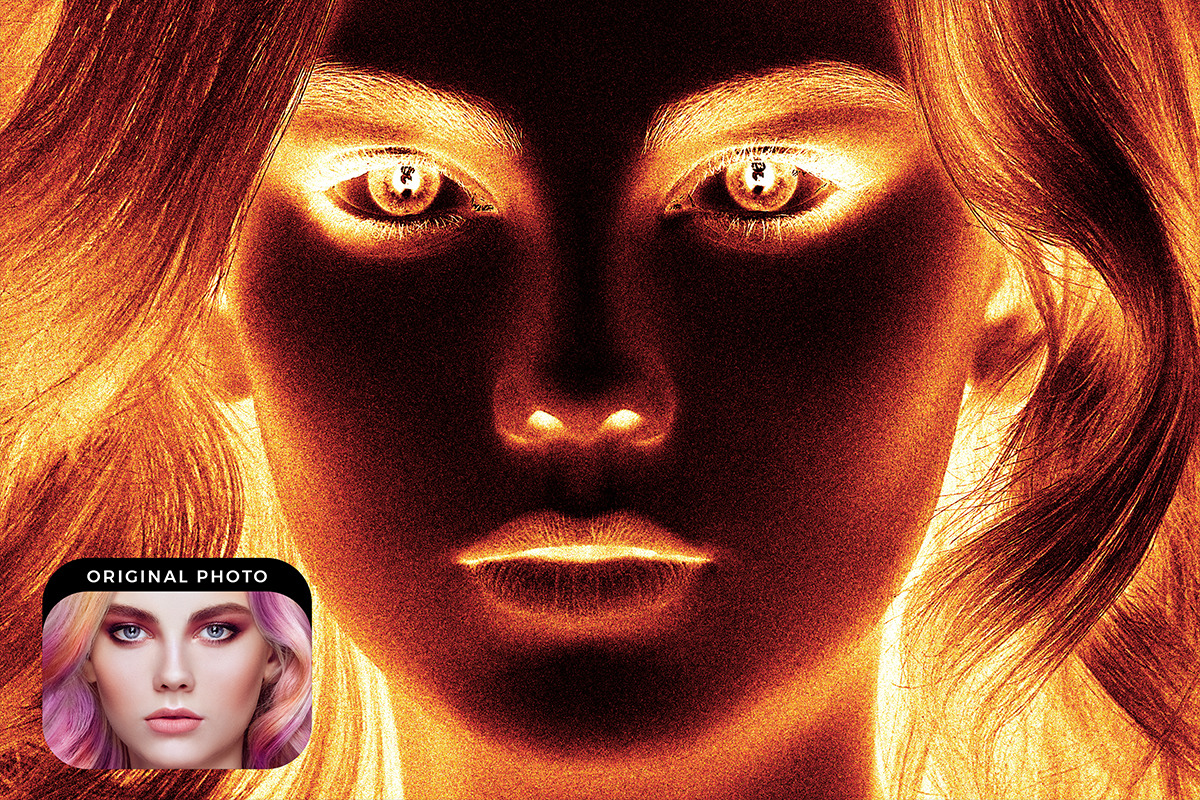 Burn Effect Template, a Layer Style Add-On by iHemalaya (Photo 3 of 4)