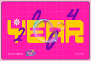 Great Paschal - Y2k Display Font, a Sans Serif Font by Sronstudio (Thumbnail 10 of 14)