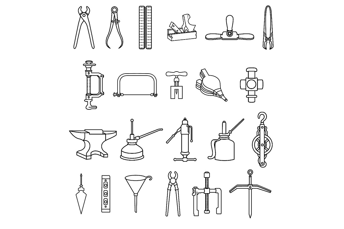 22 unique and specialized tools, an Object Illustration by LogosDen (Photo 1 of 3)