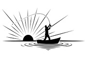 50 Fishing Boat Silhouette Vector, an Illustration by Gaye Art (Thumbnail 6 of 20)