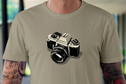 Vintage 35mm film camera, an Illustration by Serifs & Whiskey (Thumbnail 3 of 3)