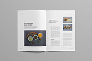 Minimal Cookbook/Recipes Book, a Brochure Template by Meenom Templates (Thumbnail 8 of 14)