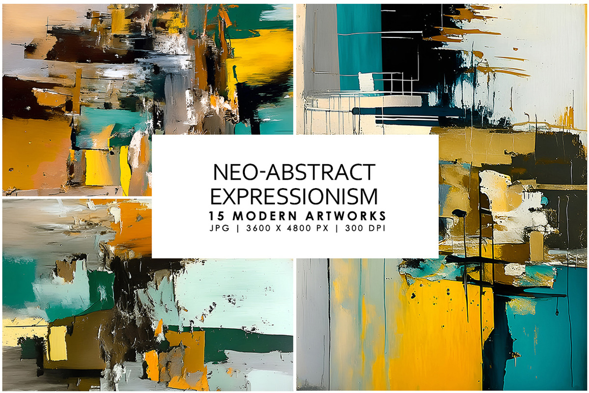 Neo-Abstract Expressionism, a Texture Illustration by Digital Art Creations (Photo 5 of 9)