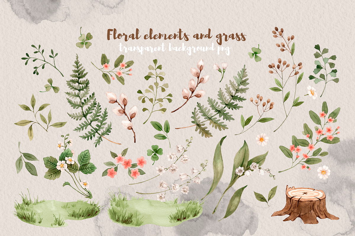 Easter Bunnies. Watercolor forest, an Animal Illustration by Alamella (Photo 9 of 12)
