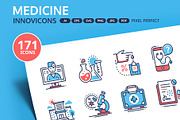 Medicine Innovicons Icons Bundle, an Outline Icon by Boyko Pictures (Thumbnail 1 of 10)