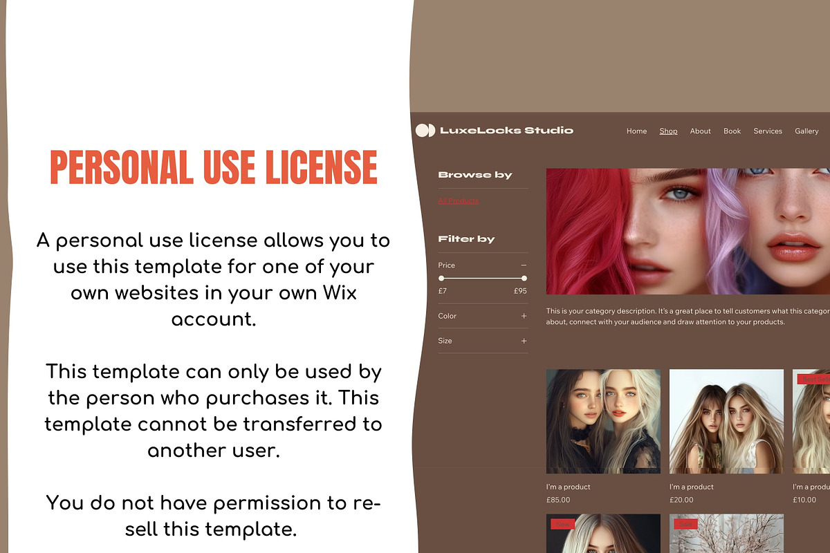 Luxury wix ecommerce Template, a Wix Template by PATCHPO (Photo 18 of 18)