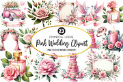 Romantic Pink Wedding PNG, an Illustration by SinaCreation (Thumbnail 1 of 5)