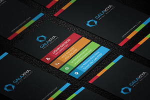 Colorful Vertical Business Cards