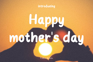 Happy Mother's Day Font