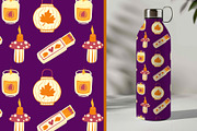 Halloween light clipart & patterns, a Seasonal Illustration by Carpet Tapete Pretzel (Thumbnail 14 of 14)