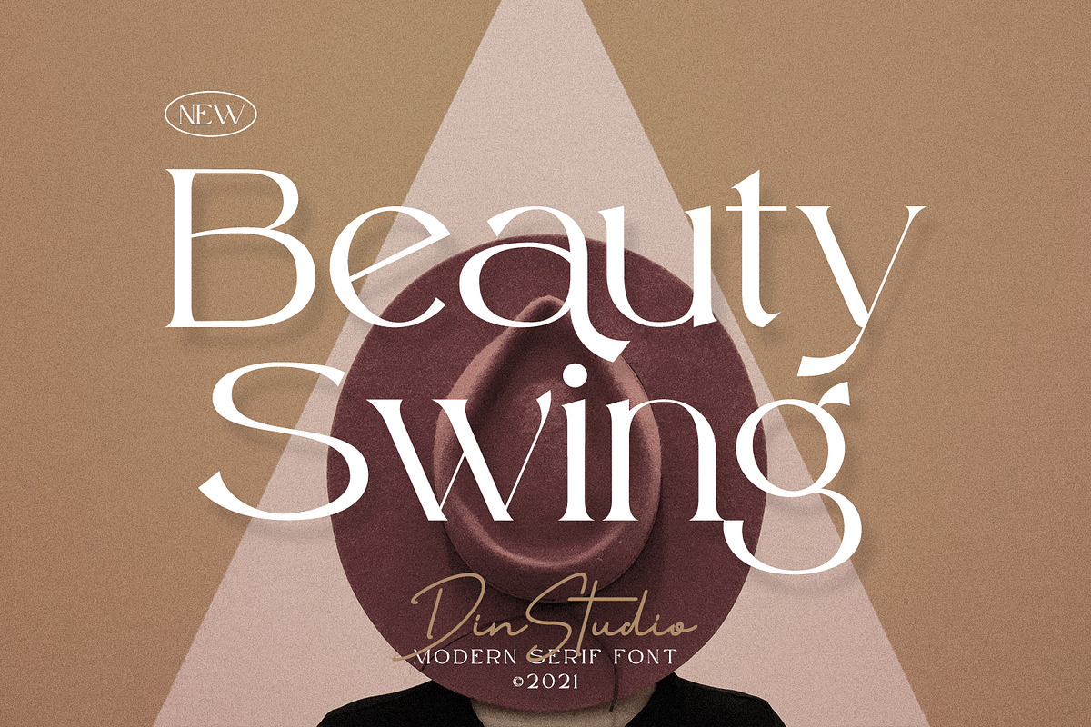 Beauty Swing, a Serif Font by din-studio.com (Photo 1 of 10)