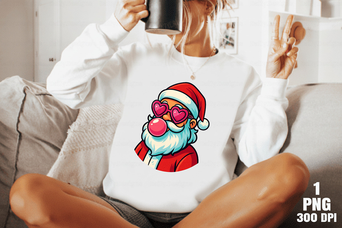 Pink Santa Png Santa Clipart Christm, an Illustration by Daily.Designs (Photo 5 of 10)