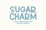 Sugar Charm - Cute Quirky Font, a Handwritten Font by SaktiAvellin (Thumbnail 1 of 9)
