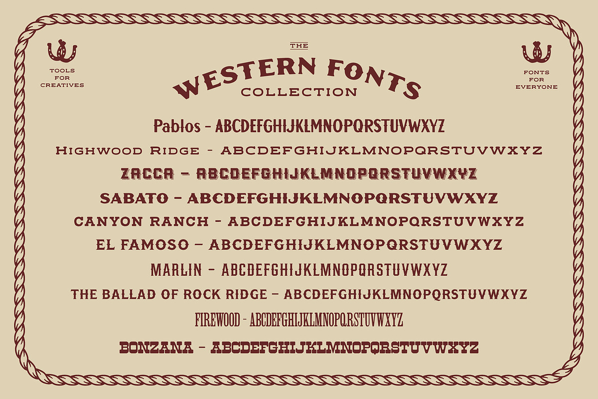 The Western Fonts Collection, a Serif Font by Komet & Flicker (Photo 13 of 13)