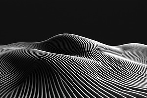 Abstract landscape of flowing white, an Abstract Photo by MistyDay