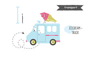 Vector A-Z transport alphabet, an Education Illustration by narinadraban (Thumbnail 5 of 22)