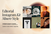 Editorial Instagram Kit – Minerv, a Social Media Template by NeueStudios (Thumbnail 1 of 4)