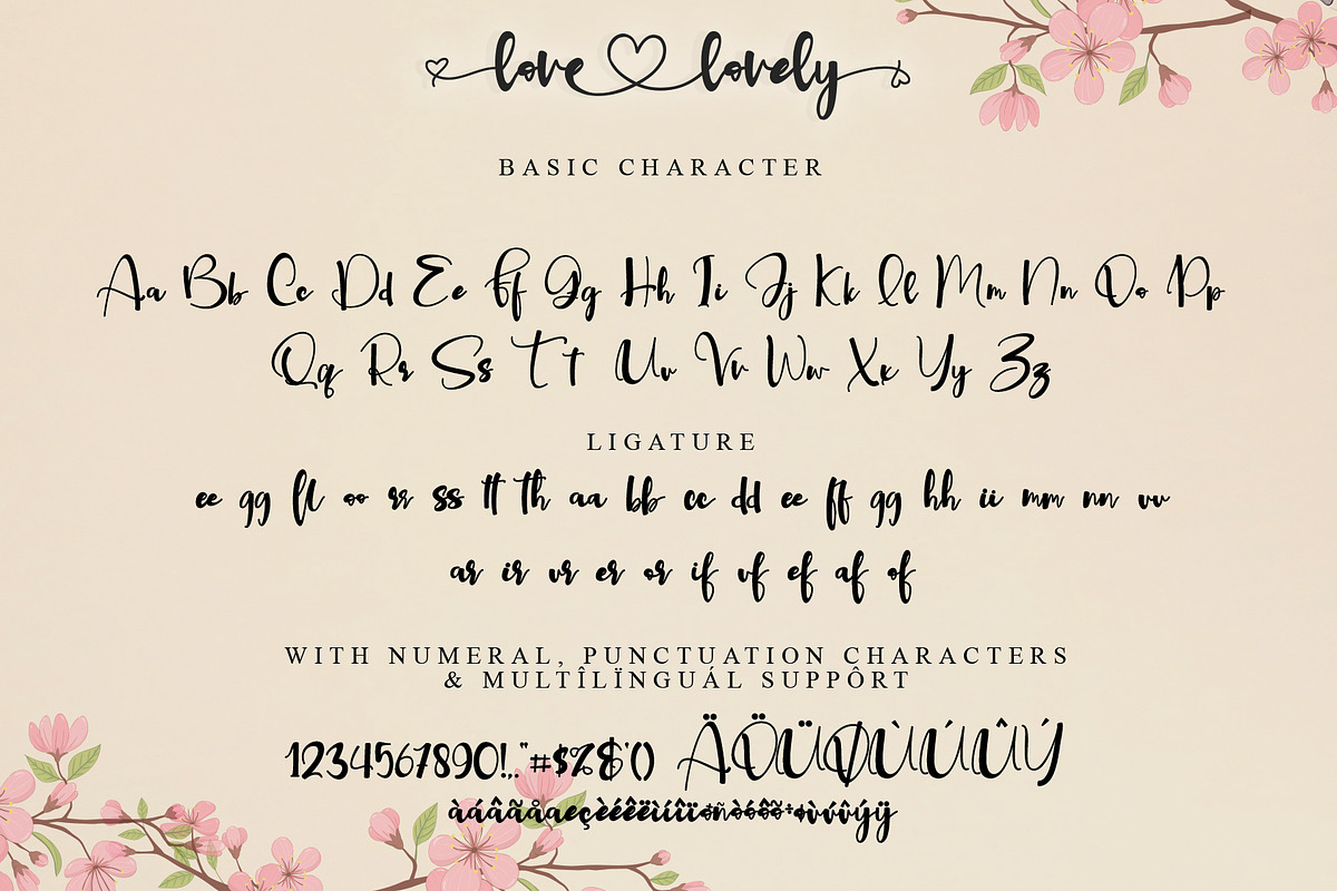 Love Lovely, a Script Font by Letterara (Photo 8 of 9)