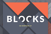 Blocks iOS Wireframe Kit, a Templates & Theme by UI8 (Thumbnail 1 of 7)