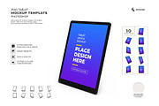 Tablet Device Mockup Template Set, an iPad Mockup by DesignRushMarket (Thumbnail 1 of 11)