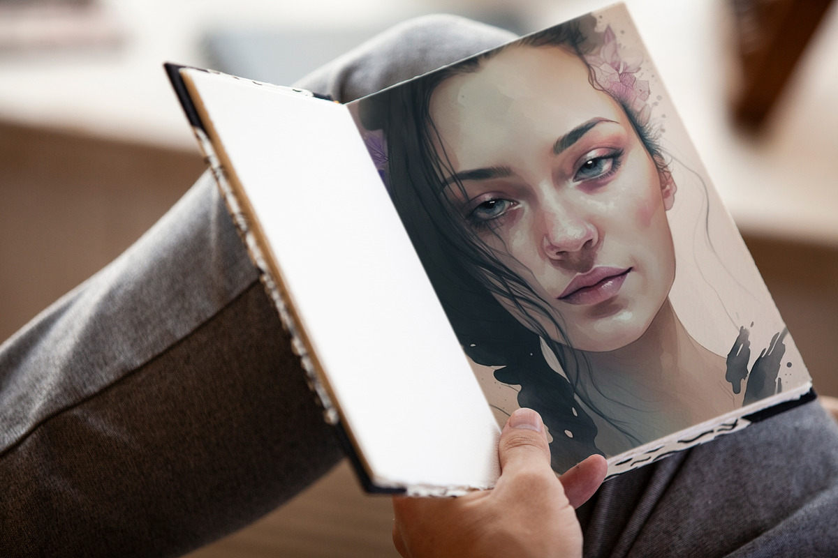 Photorealistic Sketch Book Mock-ups, a Print Template by denisespinoza (Photo 6 of 6)