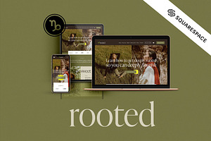 Rooted Squarespace Website Template