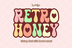 Retro Honey - Vintage Heart Font