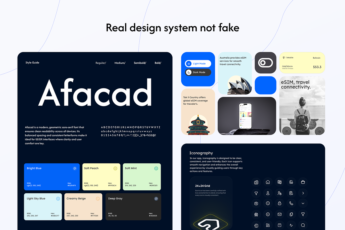 Global eSIM App Ui/Ux Kit, an UI Kit Template by aliakram (Photo 7 of 9)