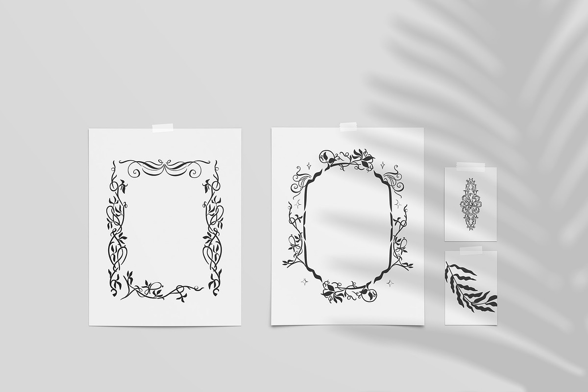 Floral Vintage Ornate Frames, an Object Graphic by Anastasy_helter (Photo 18 of 19)