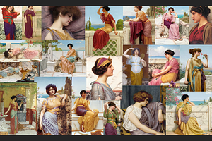 John William Godward HQ Paintings