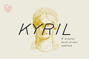 Kyril — A display hand-drawn font, a Font by Nomad Visuals (Thumbnail 1 of 8)