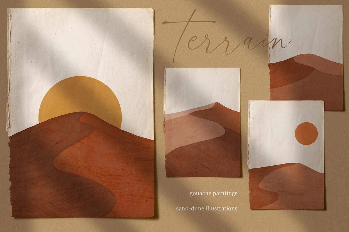 Terrain Abstract Landscape, an Illustration by Backyard Rose (Photo 8 of 16)