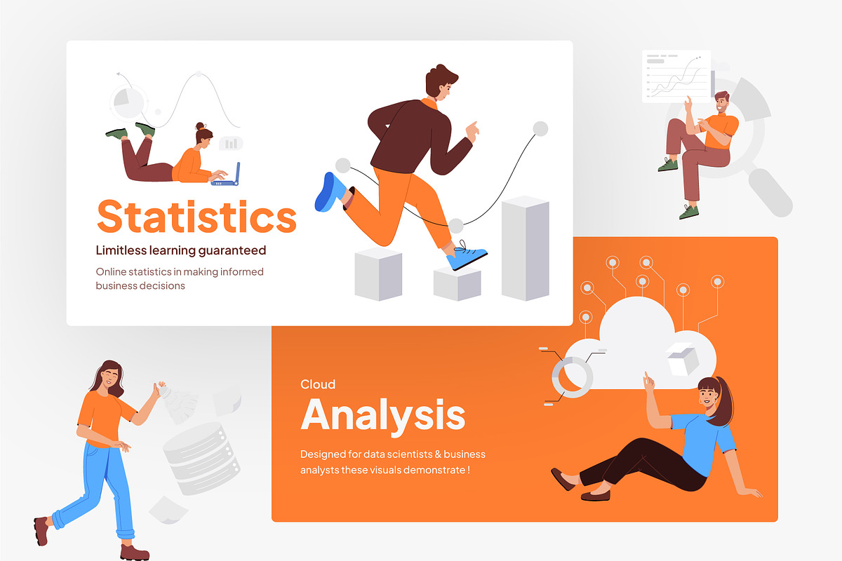 Data Vector Illustration Set, a Person Illustration by Vectors Market (Photo 5 of 8)