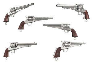 Gun Cowboy Revolver Set