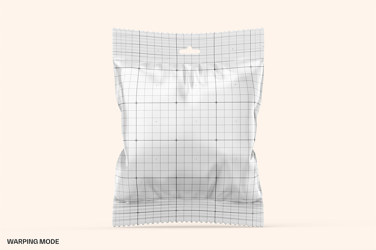 Foil Snack Bag Packaging Mockup, a Packaging Mockup by Ram Studio LLC (Photo 9 of 10)