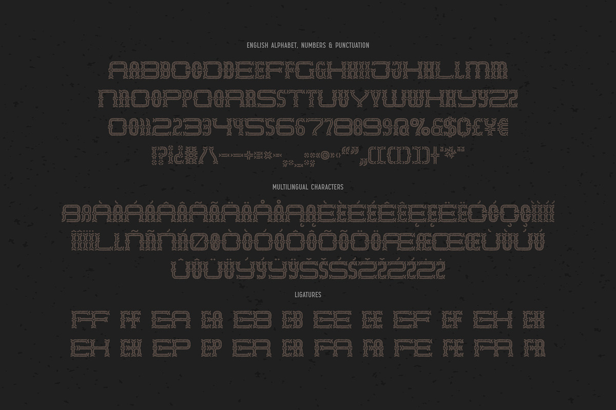 Deeply Rusted Font, a Slab Serif Font by Gleb Guralnyk (Photo 6 of 6)