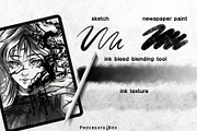 62 Inkflow Procreate ink Brushes, a Brush Add-On by ProcreateiBox (Thumbnail 6 of 10)